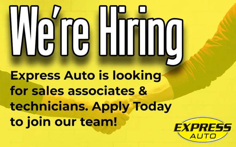 We're hiring express auto